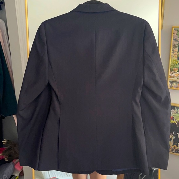 RJ Classics Navy Pinstripe Show Coat - Picture 2 of 3